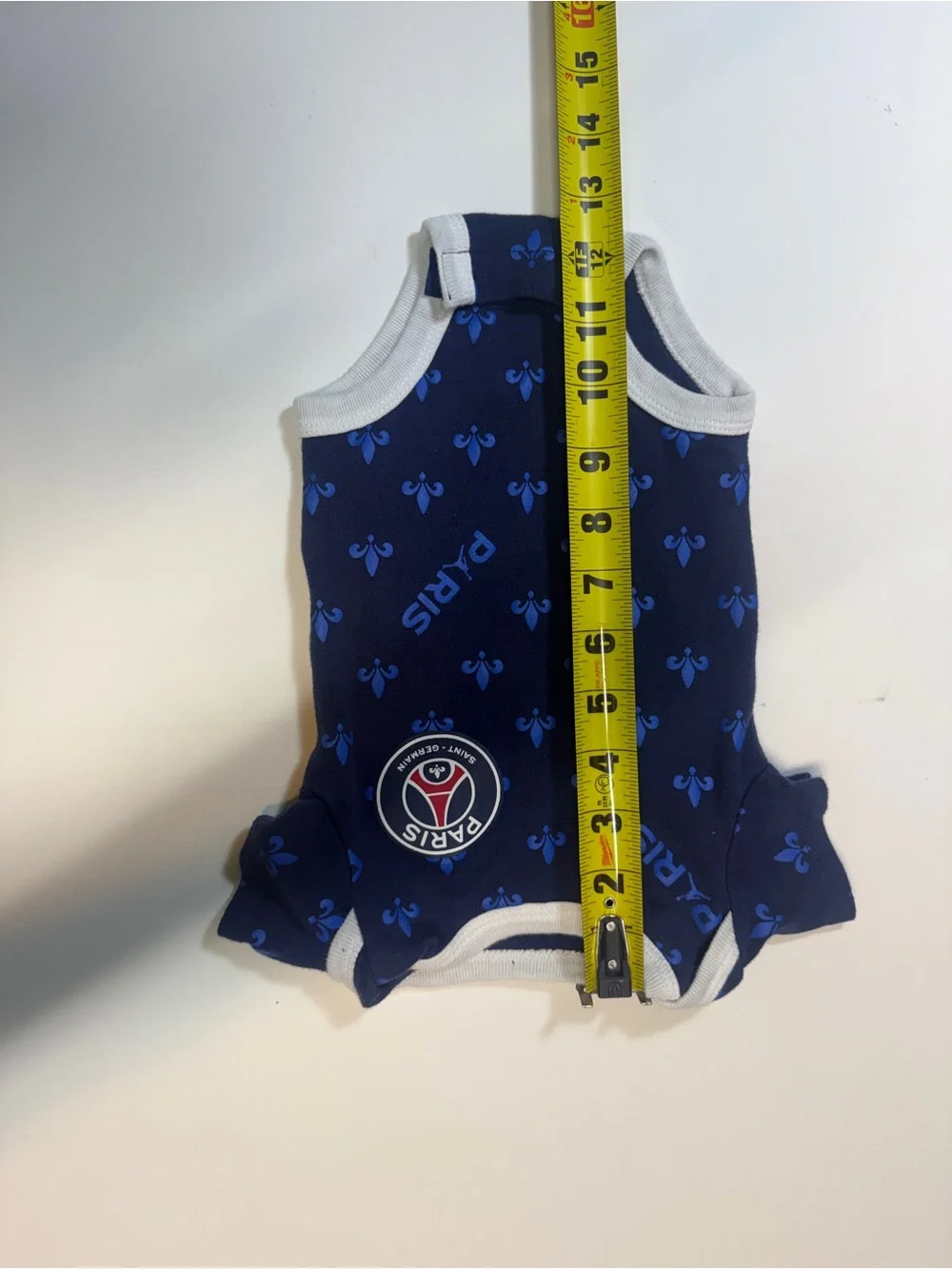 Jordan PSG Navy Blue Tank Top with Light Gray Trim and Blue‎ Onesie